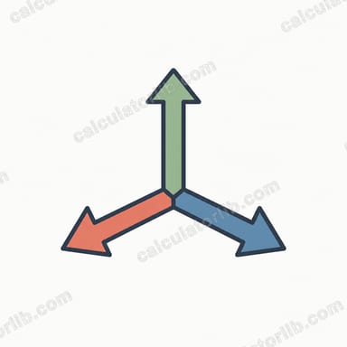 3D Vector Cross Product Calculator