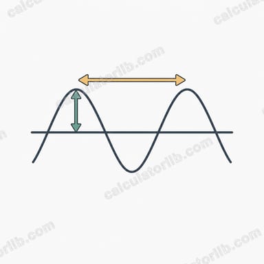Amplitude, Period, Phase Shift & Midline Calculator