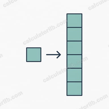 Repeated Multiplication (Exponent) Calculator