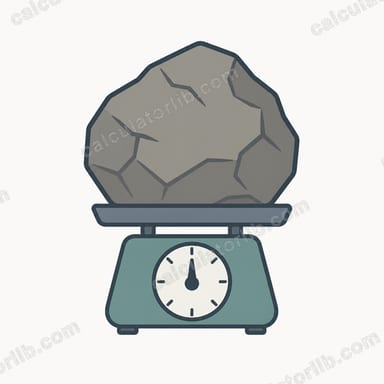 Rock Weight Calculator