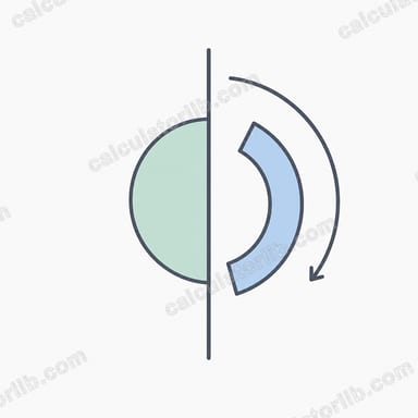 Volume and Surface Area of a Circular-Segment Solid of Revolution