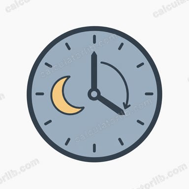 Hours Between Two Times (Overnight) Calculator