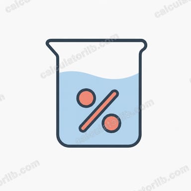 Molarity to Percent Concentration Calculator