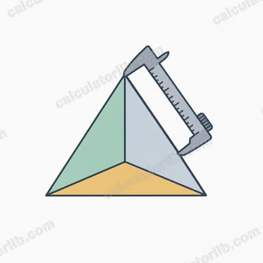 Regular Tetrahedron Volume and Surface Area Calculator