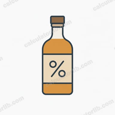 प्रूफ टू ABV कैलकुलेटर (US)