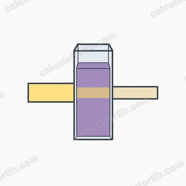 Concentration to Absorbance Calculator