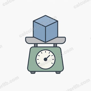 Density Calculator (Mass and Volume)
