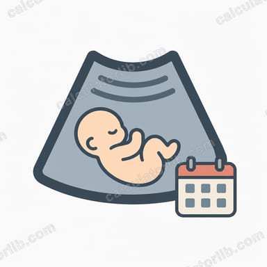 Gestational Age from Ultrasound Calculator