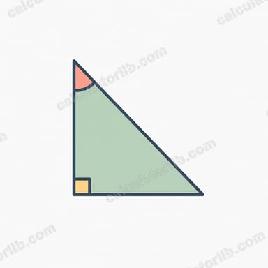 Right Triangle Angles from Two Legs Calculator