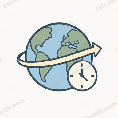 حاسبة التعافي من اضطراب الرحلات الجوية (Jet Lag)