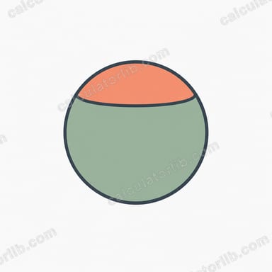 Spherical Cap Volume Calculator