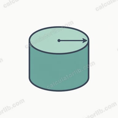 Radius of a Cylinder Calculator
