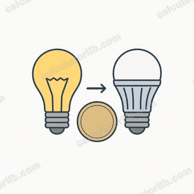 Công Cụ Tính Tiền Tiết Kiệm Khi Đổi Đèn Sợi Đốt Sang LED