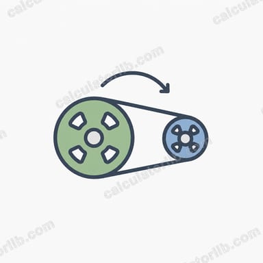 Pulley RPM & Speed Calculator