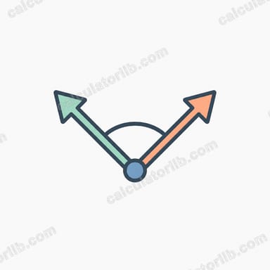 Angle Between Two Vectors Calculator