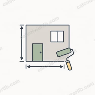 Wall Paint Surface Area Calculator
