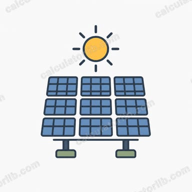 Solar Panel System Size Calculator