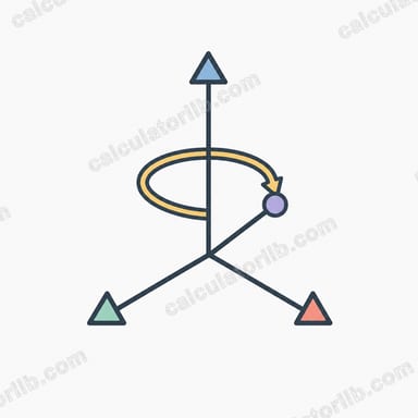 Cylindrical to Cartesian Coordinates Converter