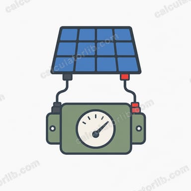 Solar Charge Controller Sizing Calculator