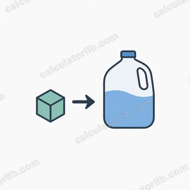 Cubic Inches to Gallons Calculator