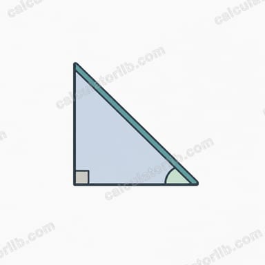 Right Triangle Legs from Hypotenuse and Angle Calculator