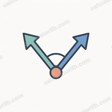 Angle Between Two Vectors Calculator