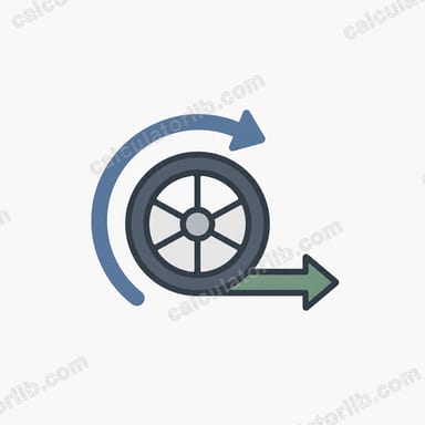 Linear Velocity from Angular Velocity Calculator