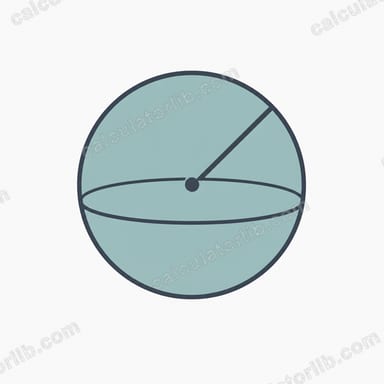 Sphere Radius, Volume, Surface Area & Circumference Calculator