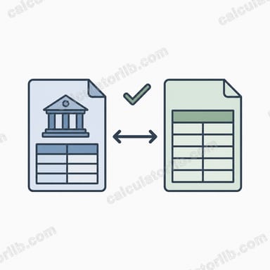 Bank Reconciliation Calculator