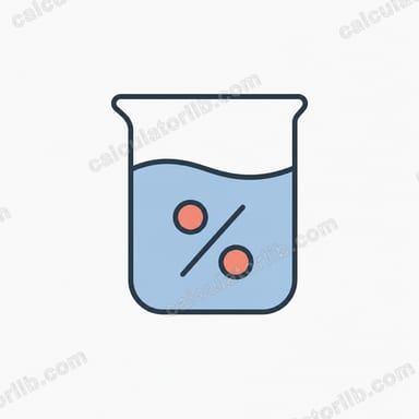 Mass/Volume Percent (w/v) Calculator