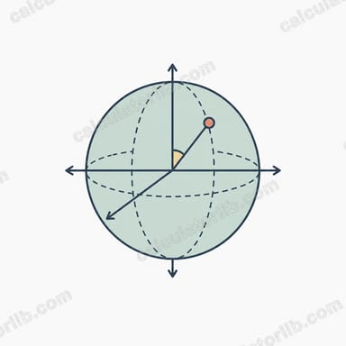 Cartesian to Spherical Coordinates Converter