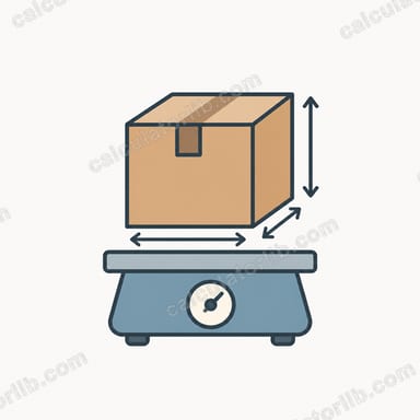 Shipping Box Volumetric Weight Calculator