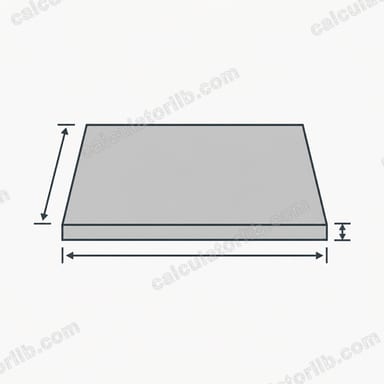 Rectangular Concrete Slab Volume Calculator