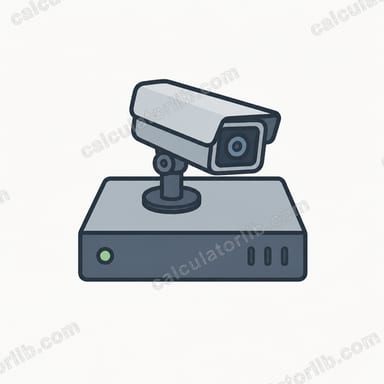 Security Camera Storage (NVR) Calculator