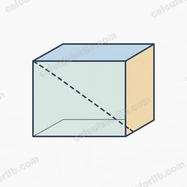 Rectangular Prism Space Diagonal Calculator