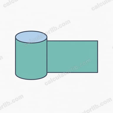 Lateral Surface of a Cylinder Calculator