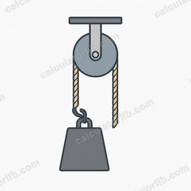 Pulley System Mechanical Advantage Calculator