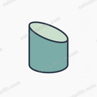 Truncated Cylinder Volume Calculator