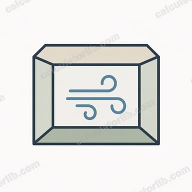 Air Volume of a Rectangular Room Calculator