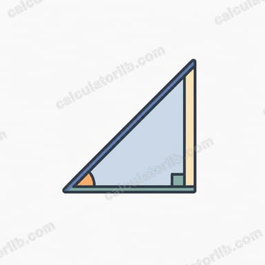 Right Triangle Hypotenuse and Height from Base and Slope Angle